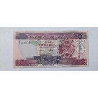 Соломоновы острова 10 долларов.(3)UNC