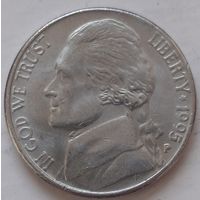 5 центов 1995 Р США. Возможен обмен
