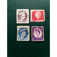 Сборный лот марок. Королева Елизавета II.