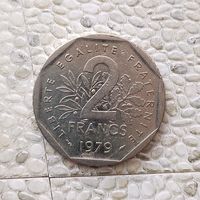 2 франка 1979 года Франция. Пятая Республика.