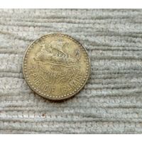 Werty71 Ливан 10 пиастров 1955  Корабль