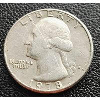 25 цент 1978 США