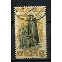 Италия - 1948 - Святая Екатерина Сиенская 30L - [Mi.743] - 1 марка. Гашеная.  (Лот 59AR)