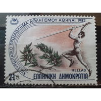Греция 1982 Легкая атлетика, прыжки с шестом