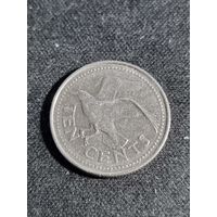 Барбадос 10 центов 2004