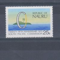[1330] Науру 1972. Науру-остров в океане. Одиночный выпуск. MNH