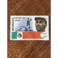 Никарагуа 1984. Бейсбол. Daniel Herrera. Марка из серии