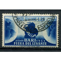 Италия - 1951 - Ярмарка Леванте в Бари - [Mi. 843] - полная серия - 1 марка. Гашеная.  (Лот 96AC)