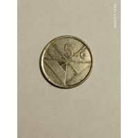 Аруба 5 центов 1994 года.