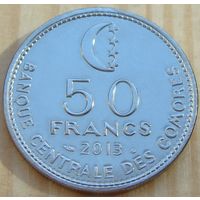 Коморские острова. 50 франков 2013 год  KM#16b