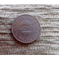 Werty71 Сьерра Леоне 1/2 цента 1964 Рыба