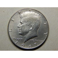 США 1/2 доллара 1967г.