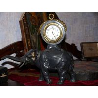 Часы каминные на слоне. Гармания, начало20 века.