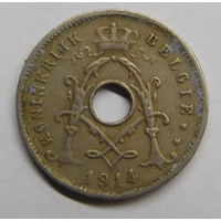 Бельгия 5 сантимов 1914 г