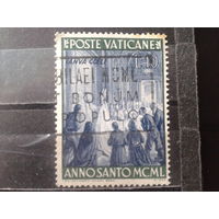 Ватикан 1949 Папа Пий 12 проводит богослужение