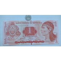 Werty71 Гондурас 1 лемпира 2016 банкнота