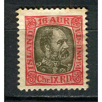 Исландия - 1902 - Король Кристиан 16А. Dienstmarken - [Mi.21d] - 1 марка. Гашеная.  (Лот 12Dg)