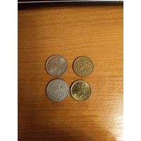 Россия 4 монеты в 5 и10 копеек