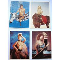 Календарики "Девушки Hollywood", 1990