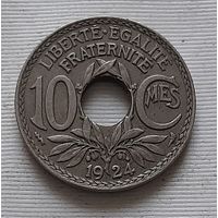 10 сантимов 1924 г. Франция