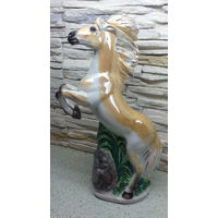 Керамическая бутылка, статуэтка "лошадь", Украина