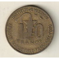 Французская Западная Африка Того 10 франк 1957