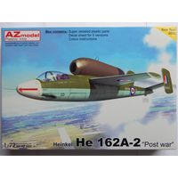 Сборная модель 1/72 "Heinkel He 162A-2" Post war"