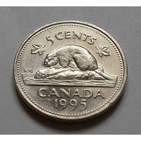 5 центов, Канада 1995 г.