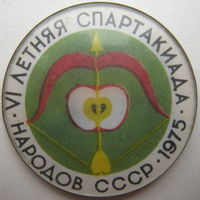Значок Летняя спартакиада народов СССР 1975 г.
