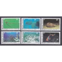 1981 Уоллис и Футуна 390-395 Морская фауна 12,00 евро
