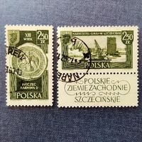 Марки Польша 1961 год Польские западные земли