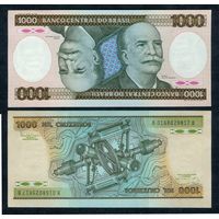 Бразилия 1000 Крузейро 1981-1986 год. UNC