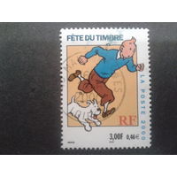 Франция 2000 день марки, мультик