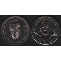 Official England Squad. Goalkeeper. Chris Kirkland -- 2004 England - The Official England Squad Medal Collection (f1