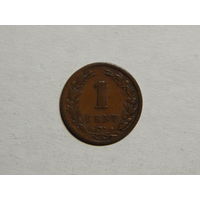 Нидерланды 1 цент 1897г