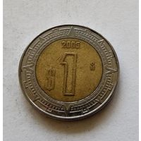 Мексика 1 песо, 2005