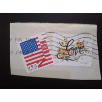 США, 2018, Стандарт, марки с конверта