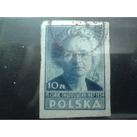 Польша 1947 Склодовская-Кюри, Нобелевский лауреат по физике