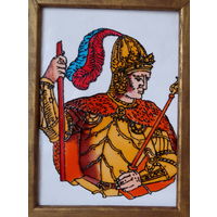 Картина Князь Витовт   Ручная роспись по стеклу