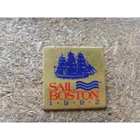 Значок редкий Sail Boston 1992