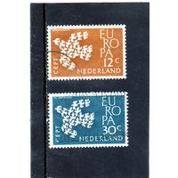 Нидерланды. Mi:NL 765,766. Европа (C.E.P.T.) 1961 - Голуби. Полная серия.