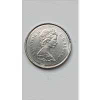 Канада. 10 центов 1987 года.