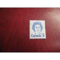 Марка король Елизавета II 1973 год Канада