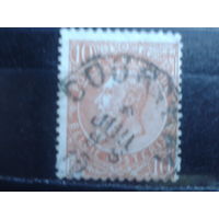 Бельгия 1893 Король Леопольд 2  10 сантимов