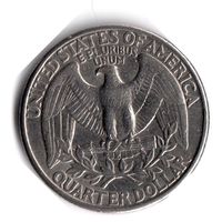 США. 1/4 доллара (1 квотер, 25 центов). 1993 P