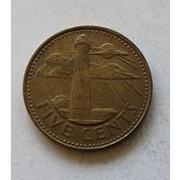 Барбадос 5 центов, 2000
