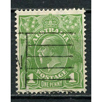 Австралия - 1931/1936 - Король Георг V 1P - [Mi.98X] - 1 марка. Гашеная.  (Лот 5EX)-T25P1
