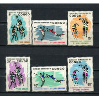 Конго (Заир) - 1965 - Первые Всеафриканские спортивные игры - [Mi. 221-226] - полная серия - 6 марок. MNH.  (Лот 150BU)