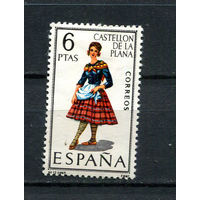 Испания - 1967 - Национальные костюмы - [Mi. 1733] - полная серия - 1 марка. MH.  (Лот 40EB)-T7P8