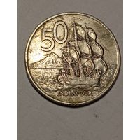 Новая Зеландия 50 центов 1976 года